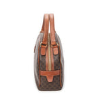 Shoulder Bag Dome Bowler Bag Brown Macadam Coated Canvas