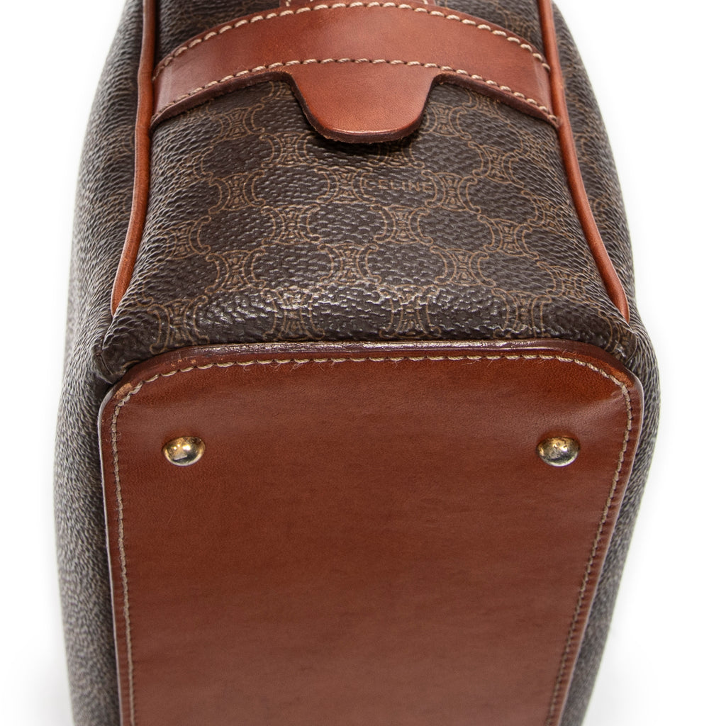 Shoulder Bag Dome Bowler Bag Brown Macadam Coated Canvas