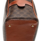 Shoulder Bag Dome Bowler Bag Brown Macadam Coated Canvas