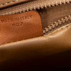 Shoulder Bag Vintage Rectangular Crossbody Brown Macadam Coated Canvas