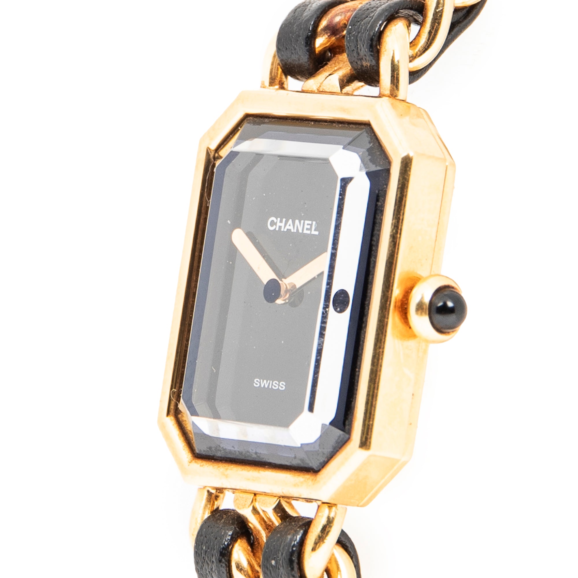 Reloj Première L chapado en oro negro