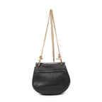 Shoulder Bag Mini Drew Black Grained Calfskin Leather