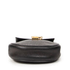 Shoulder Bag Mini Drew Black Grained Calfskin Leather