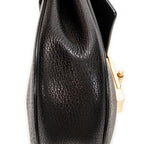 Shoulder Bag Mini Drew Black Grained Calfskin Leather