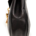 Shoulder Bag Mini Drew Black Grained Calfskin Leather