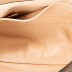 Shoulder Bag Medium Elsie Chain Flap Light Brown Grained Leather