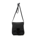 Shoulder Bag Small Flap Crossbody Black Zucchino Canvas