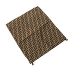 Handbag Medium Zip Tote Beige Zucca Nylon Canvas