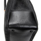 Shoulder Bag Square Bamboo Classic Tote Black Monogrammed Canvas