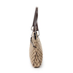 Bandolera mediana Eclipse Tote lona beige monograma