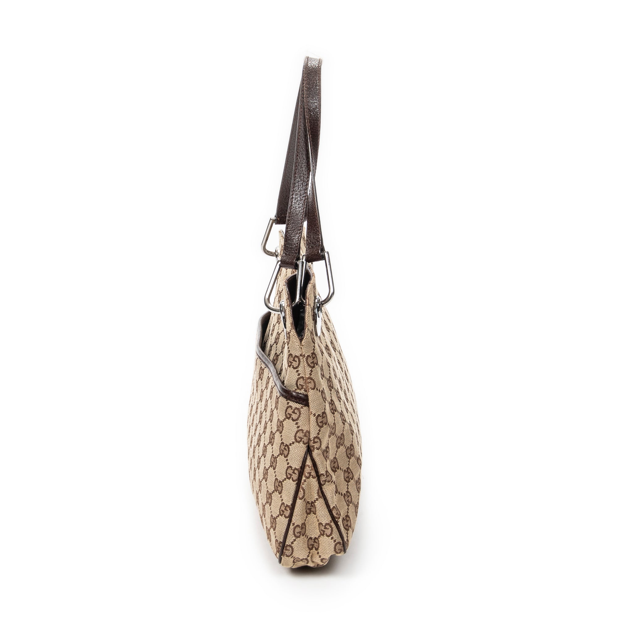 Bandolera mediana Eclipse Tote lona beige monograma