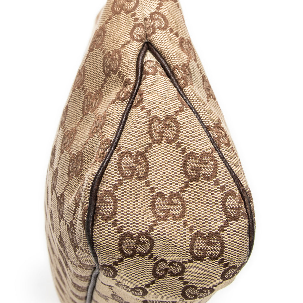 Bandolera mediana Eclipse Tote lona beige monograma