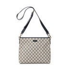 Shoulder Bag Front Slip Pocket Messenger Beige Supreme Coated Canvas