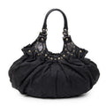 Shoulder Bag Large Pelham Studded Tote Black Monogrammed Canvas