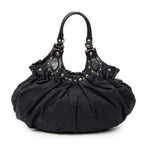 Shoulder Bag Large Pelham Studded Tote Black Monogrammed Canvas