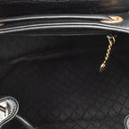 Backpack Mini Bamboo Backpack Black Grained Calfskin Leather