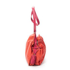 Shoulder Bag Tassel Flamenco Orange Calfskin Leather