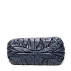 Shoulder Bag Bauletto Aperto Navy Matelasse Leather