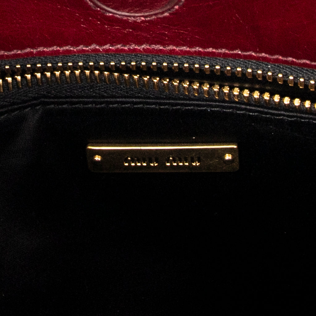 Shoulder Bag Matelasse Tote Bag Burgundy Matelasse Lux Leather
