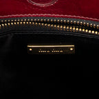 Shoulder Bag Matelasse Tote Bag Burgundy Matelasse Lux Leather