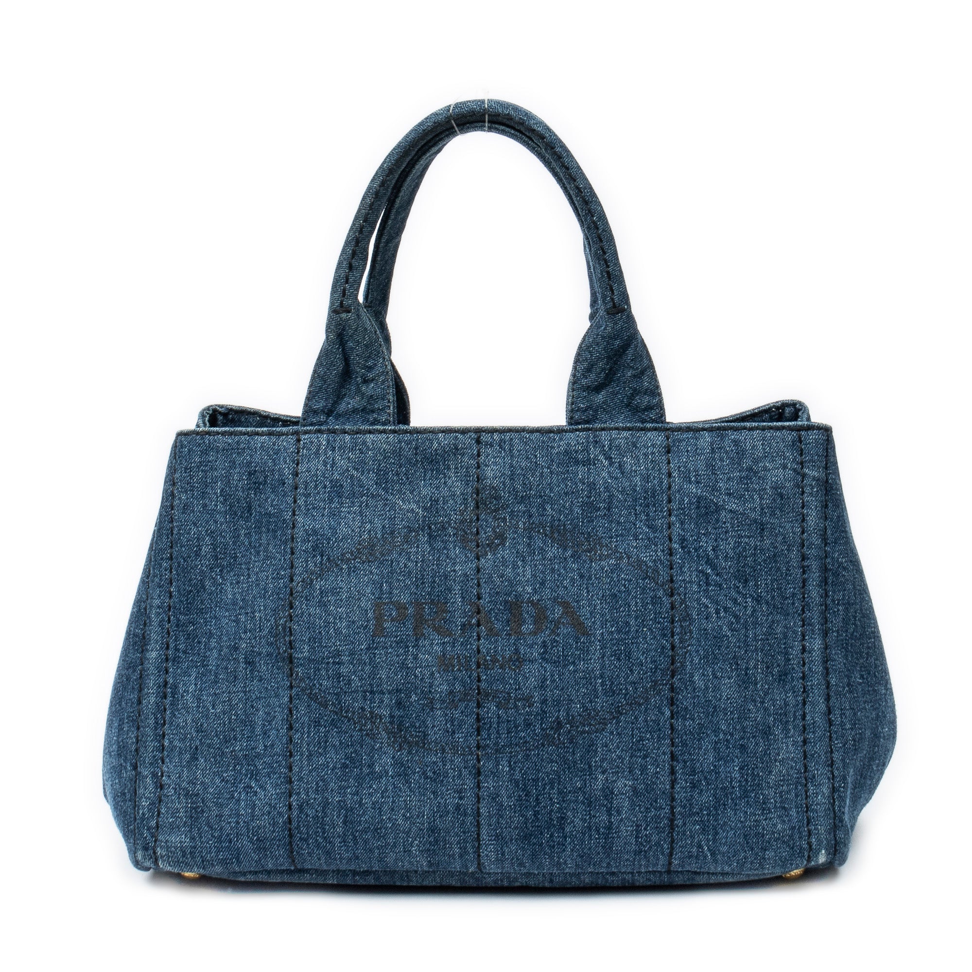 Shoulder Bag Medium Canapa Tote Blue Canapa Denim Canvas