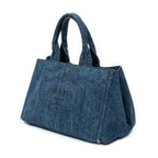 Shoulder Bag Medium Canapa Tote Blue Canapa Denim Canvas