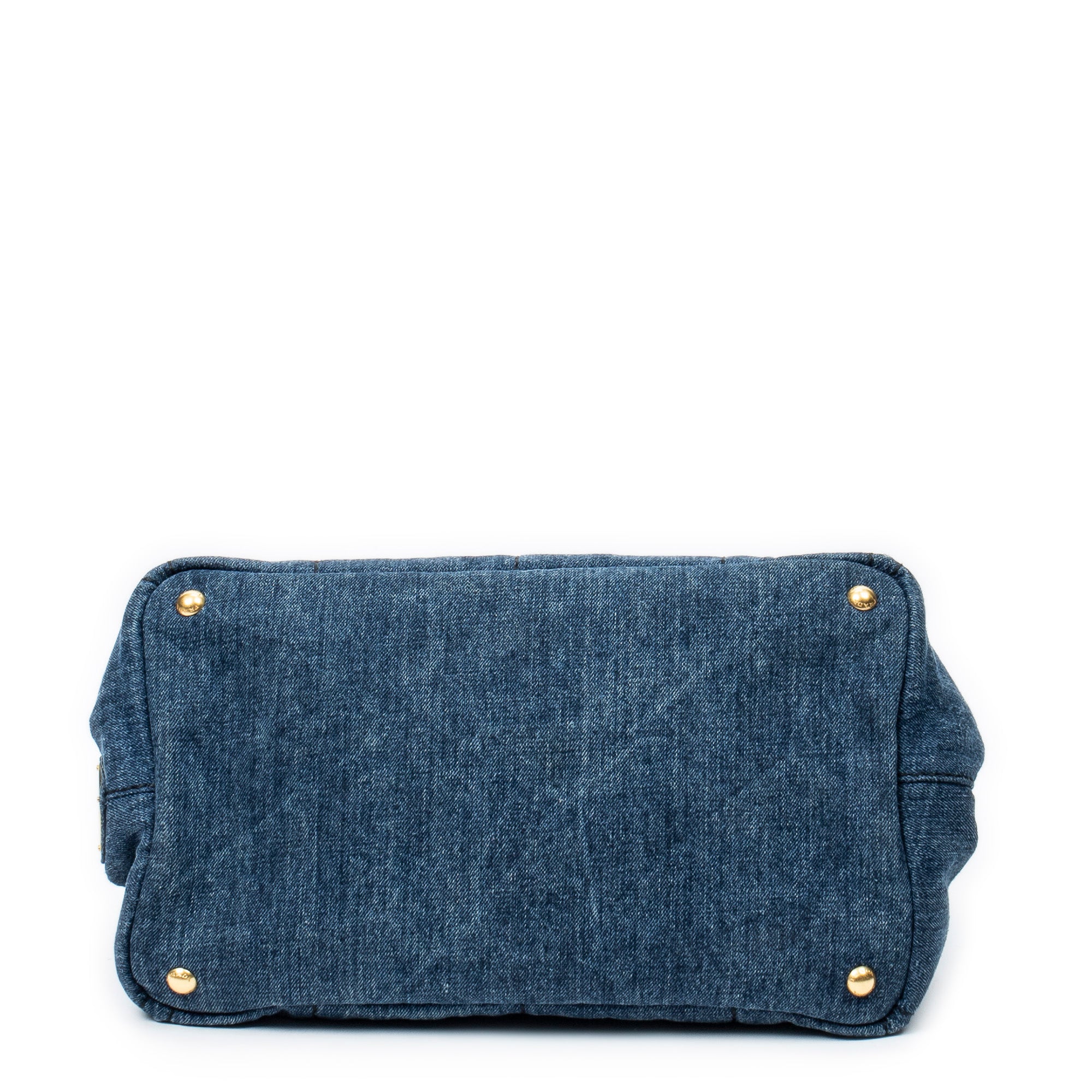 Shoulder Bag Medium Canapa Tote Blue Canapa Denim Canvas
