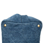 Shoulder Bag Medium Canapa Tote Blue Canapa Denim Canvas