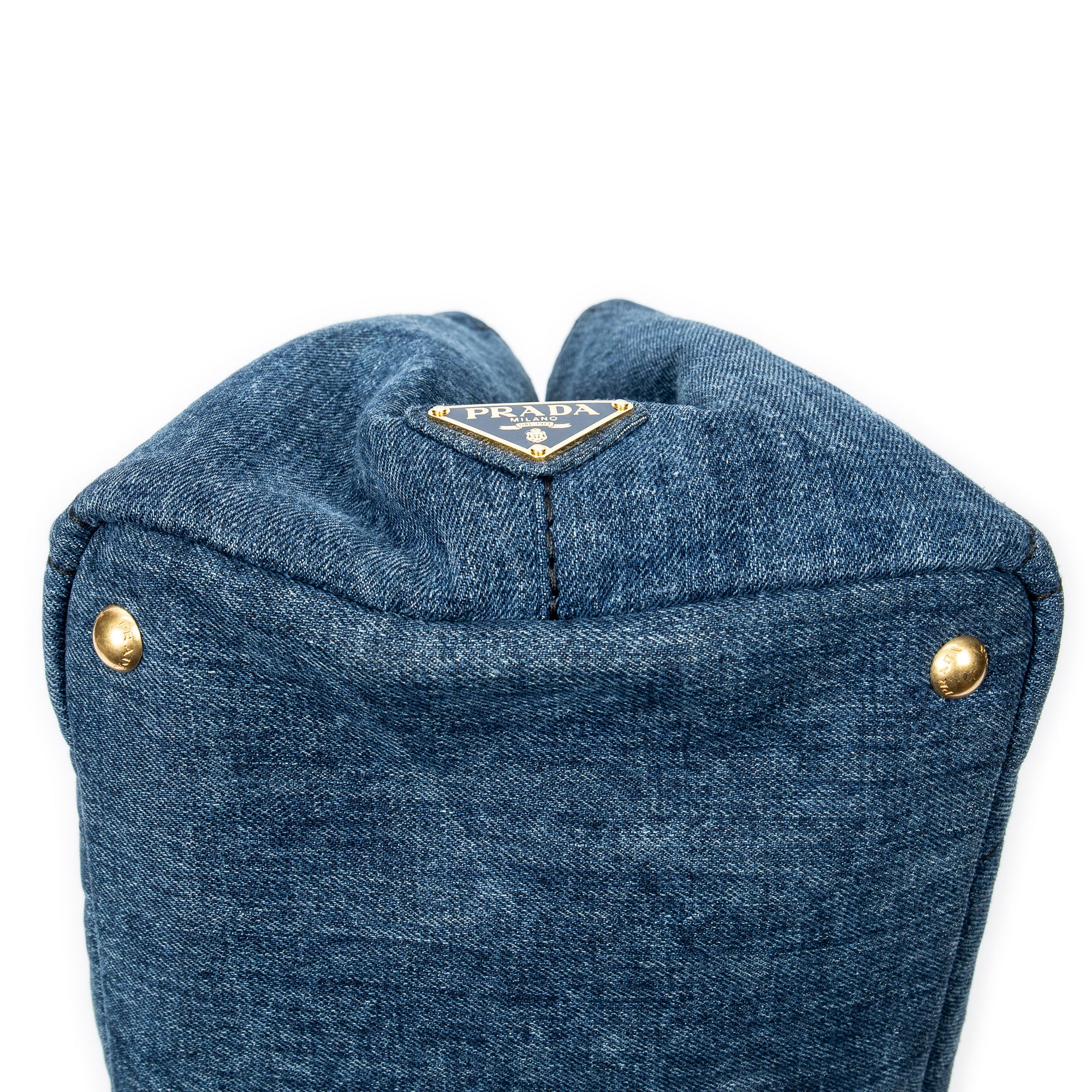 Shoulder Bag Medium Canapa Tote Blue Canapa Denim Canvas