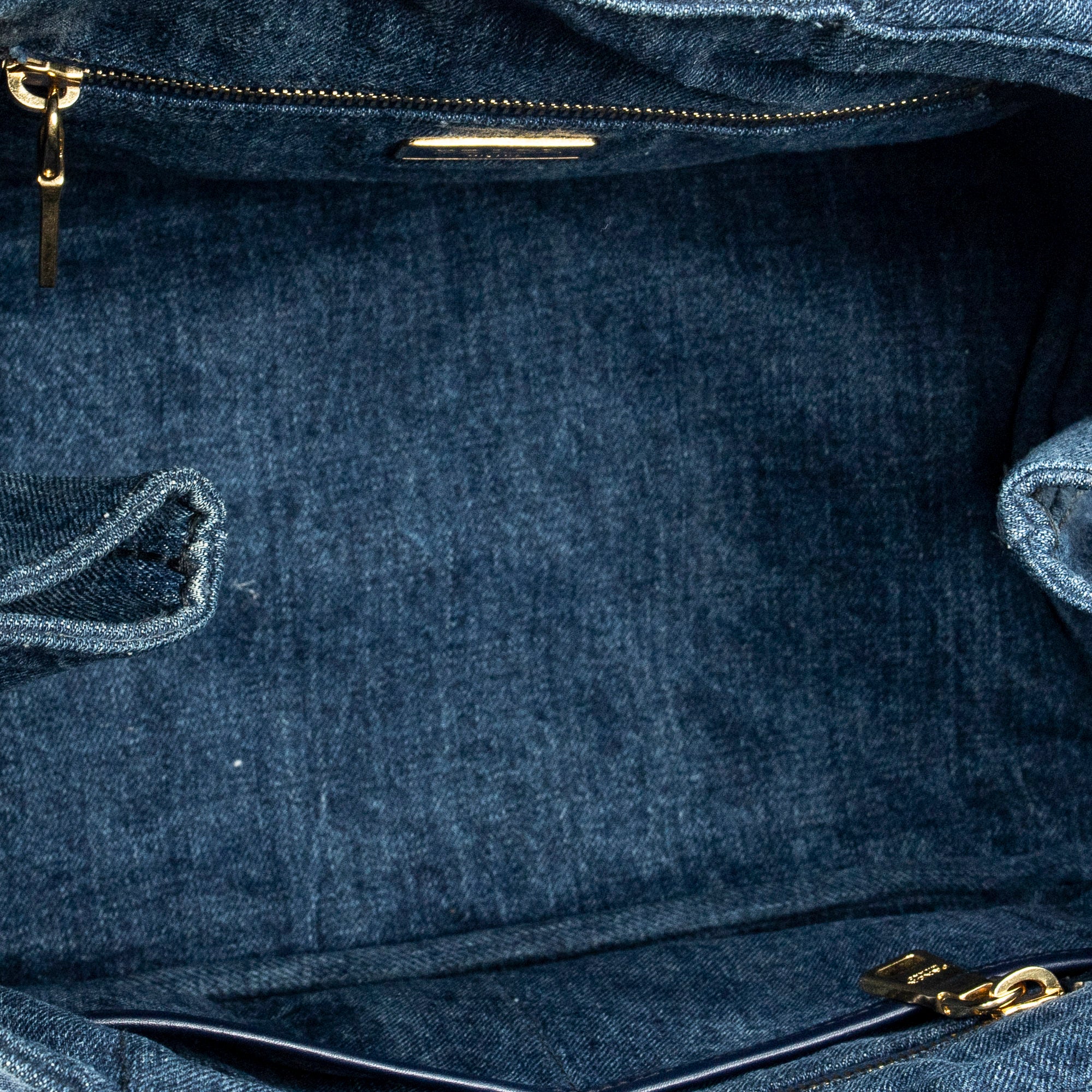 Shoulder Bag Medium Canapa Tote Blue Canapa Denim Canvas