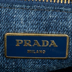 Shoulder Bag Medium Canapa Tote Blue Canapa Denim Canvas
