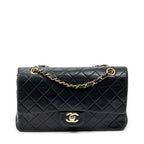 Shoulder Bag Classic Double Flap 26 Black Quilted Lambskin Leather
