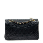 Shoulder Bag Classic Double Flap 26 Black Quilted Lambskin Leather