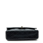 Shoulder Bag Classic Double Flap 26 Black Quilted Lambskin Leather