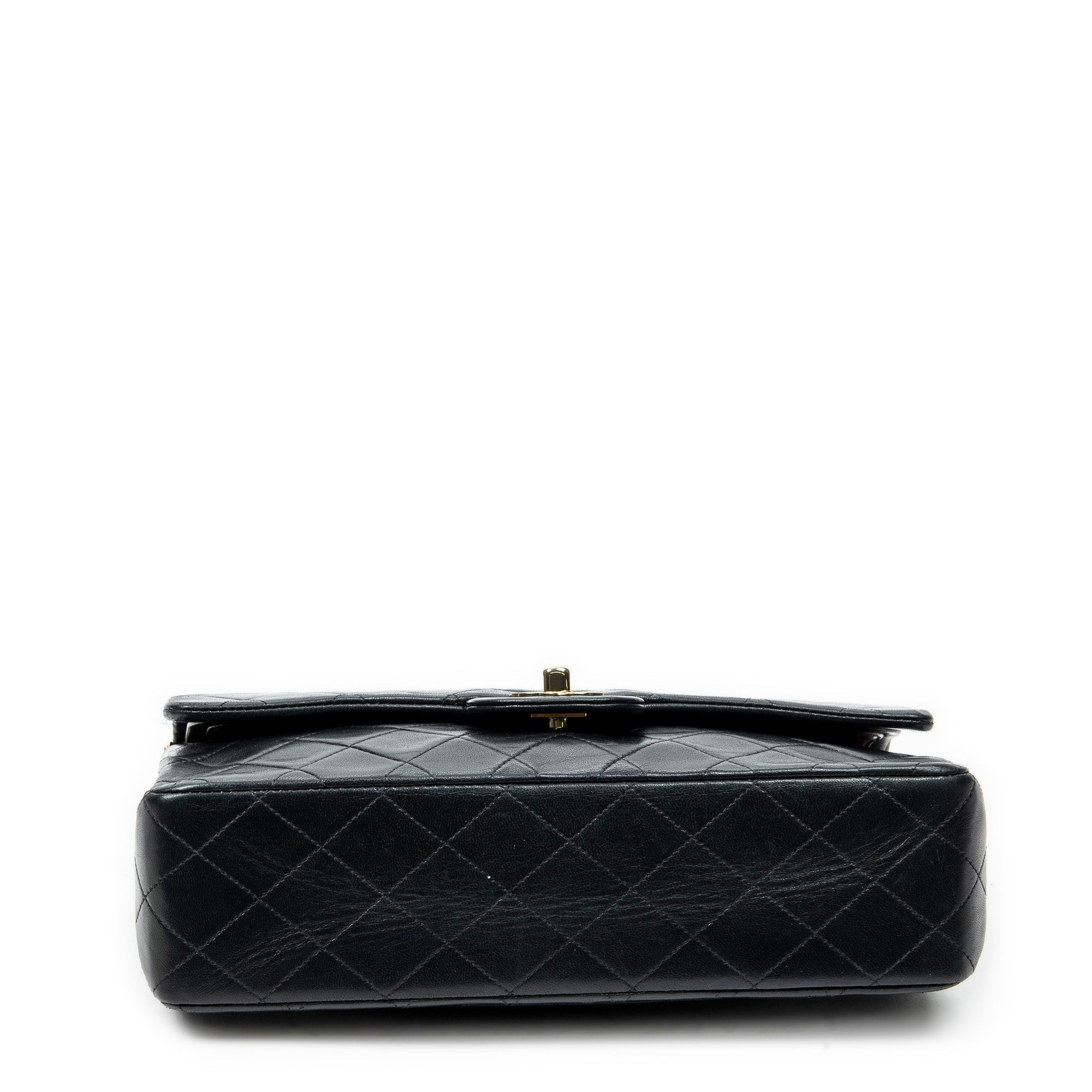 Shoulder Bag Classic Double Flap 26 Black Quilted Lambskin Leather