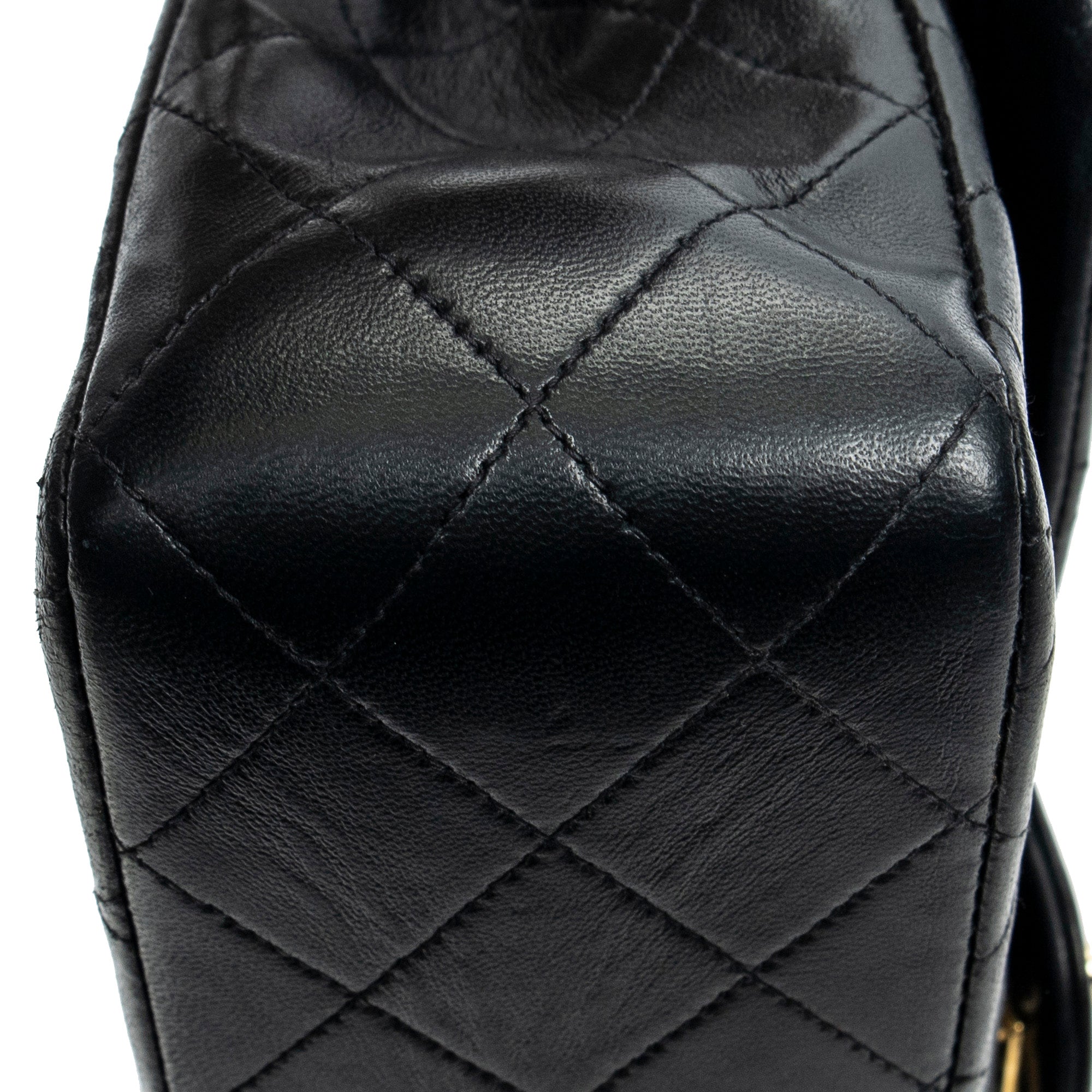 Shoulder Bag Classic Double Flap 26 Black Quilted Lambskin Leather