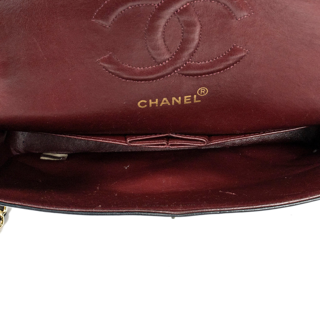 Shoulder Bag Classic Double Flap 26 Black Quilted Lambskin Leather