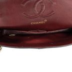 Shoulder Bag Classic Double Flap 26 Black Quilted Lambskin Leather