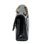 Shoulder Bag Classic Double Flap 26 Black Quilted Lambskin Leather