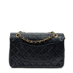 Shoulder Bag Classic Double Flap 26 Black Quilted Lambskin Leather