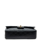 Shoulder Bag Classic Double Flap 26 Black Quilted Lambskin Leather