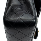 Shoulder Bag Classic Double Flap 26 Black Quilted Lambskin Leather