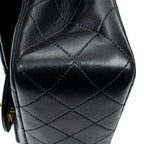 Shoulder Bag Classic Double Flap 26 Black Quilted Lambskin Leather