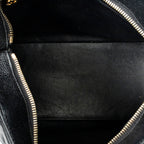 Bolso de hombro Timeless Medallion Tote de cuero caviar acolchado negro
