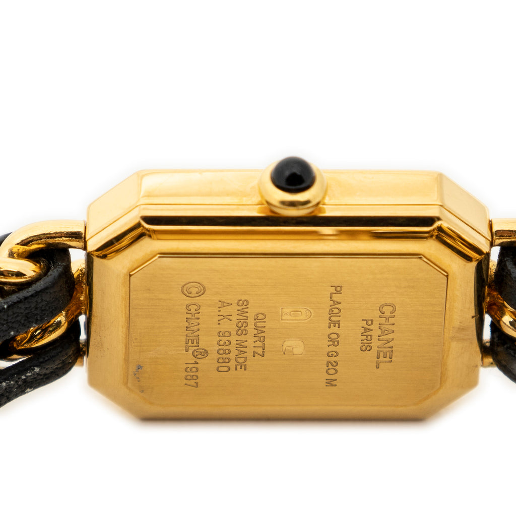 Reloj Première M chapado en oro