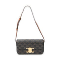 Shoulder Bag Claude Brown Triomphe Coated Canvas