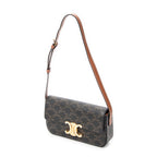 Shoulder Bag Claude Brown Triomphe Coated Canvas