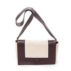 Celine - Sac Bandoulière Cadre Moyen - Prune/Beige