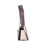 Celine - Sac Bandoulière Cadre Moyen - Prune/Beige