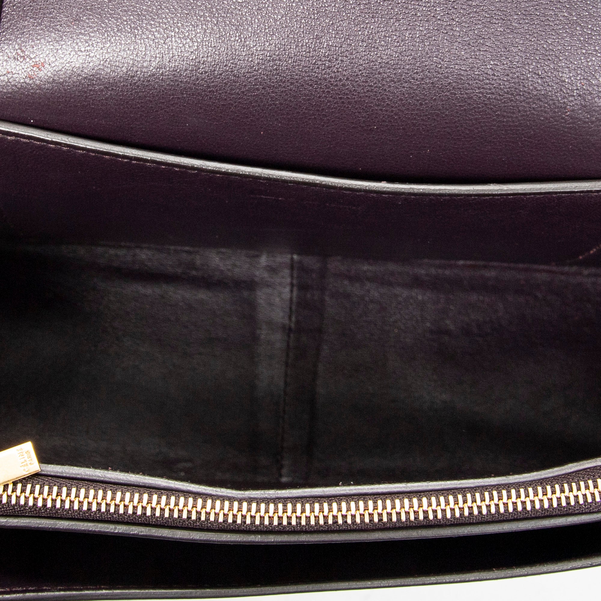 Celine - Sac Bandoulière Cadre Moyen - Prune/Beige